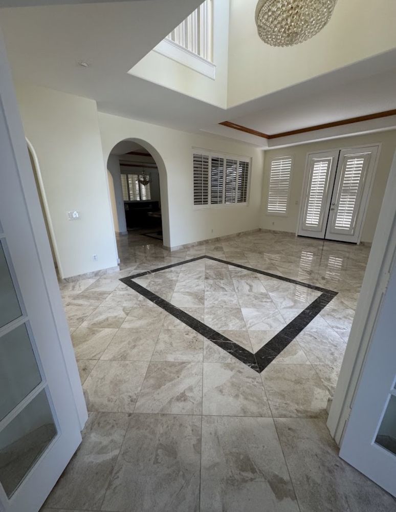 Stone Floor Installation